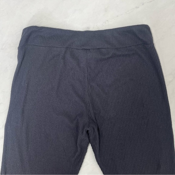 Lucky Brand Gray Ribbed Knit Leggings Size Medium - Picture 4 of 6